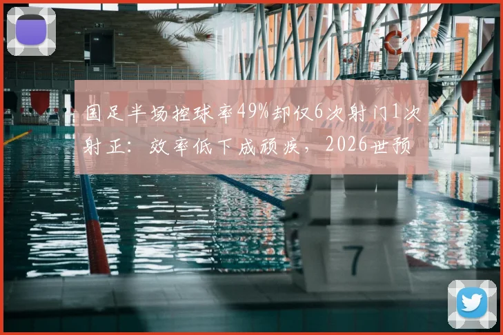 国足半场控球率49%却仅6次射门1次射正:效率低下成顽疾,2026世预赛出路何在?